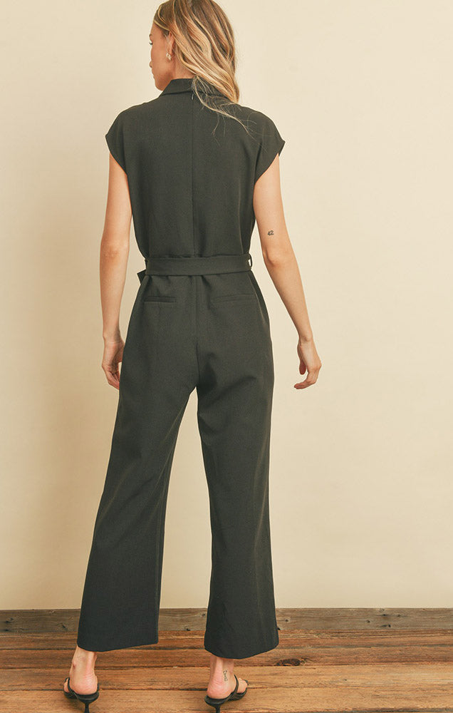 SERENITY BELTED JUMPSUIT