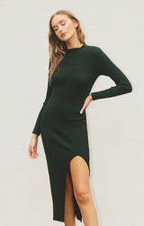 JOCELYN MOCK NECK BODYCON DRESS