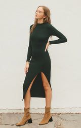 JOCELYN MOCK NECK BODYCON DRESS