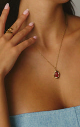 BORDEAUX NECKLACE