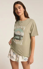 Z SUPPLY HAPPY CAMPER BOYFRIEND TEE
