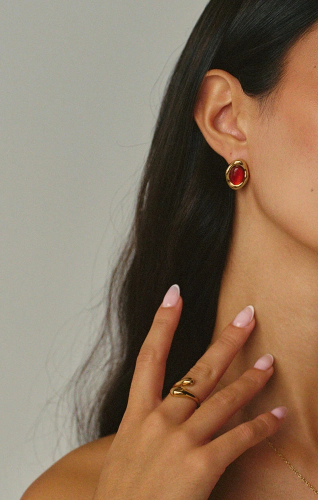 BORDEAUX EARRINGS