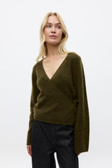 Enada LS V-Neck Wrap Knit