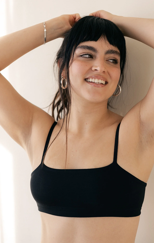 MINERAL BRAS - TATA BRALETTE BRA IN BLACK