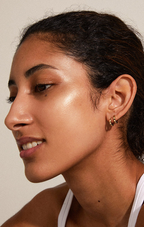 PILGRIM ARNELLE HOOPS IN GOLD