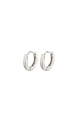 PILGRIM ARNELLE HOOPS IN SILVER