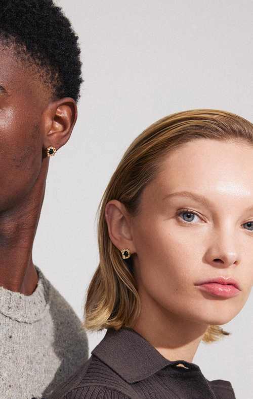 PILGRIM RYPER RECYCLED EARRINGS IN GOLD
