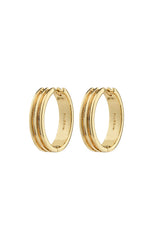 PILGRIM BENNETT RECYCLED HOOP EARRINGS IN GOLD