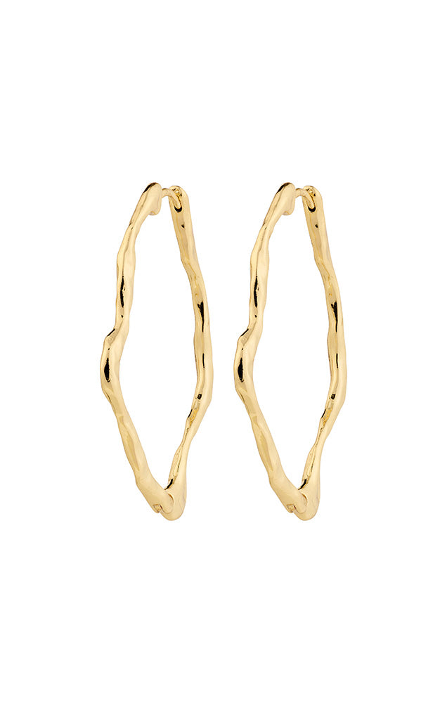 PILGRIM DYLAN RECYCLED ORGANIC EARRINGS IN GOLD