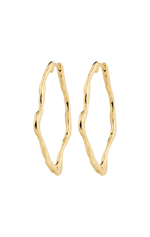 PILGRIM DYLAN RECYCLED ORGANIC EARRINGS IN GOLD