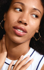 PILGRIM DYLAN RECYCLED ORGANIC EARRINGS IN GOLD