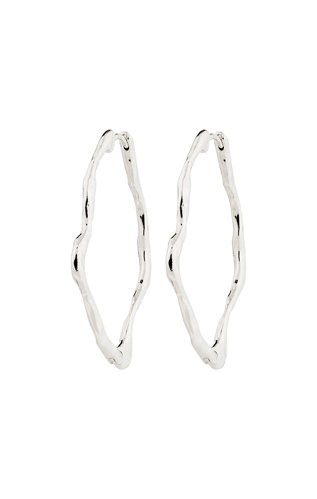 DYLAN RECYCLED ORGANIC EARRINGS IN SILVER