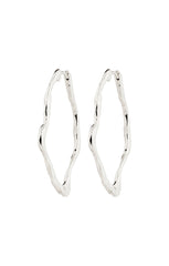 PILGRIM DYLAN RECYCLED ORGANIC EARRINGS IN SILVER
