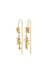 MILO CHAIN EARRINGS IN GOLD