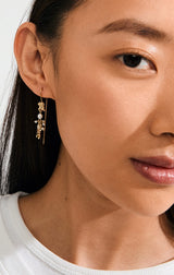 MILO CHAIN EARRINGS IN GOLD