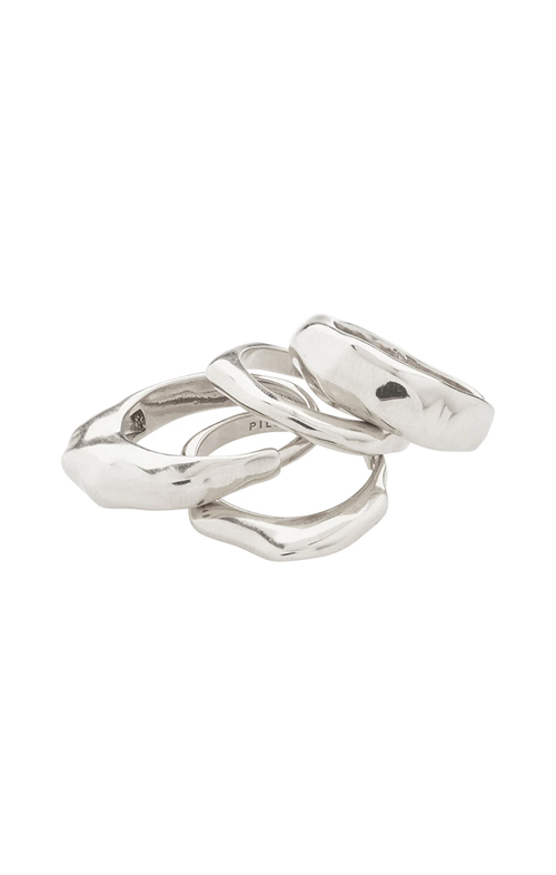 PILGRIM ASHER RECYCLED RINGS 4-IN-1 SET