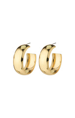 PILGRIM NAIA RECYCLED MEGA CHUNKY HOOPS IN GOLD