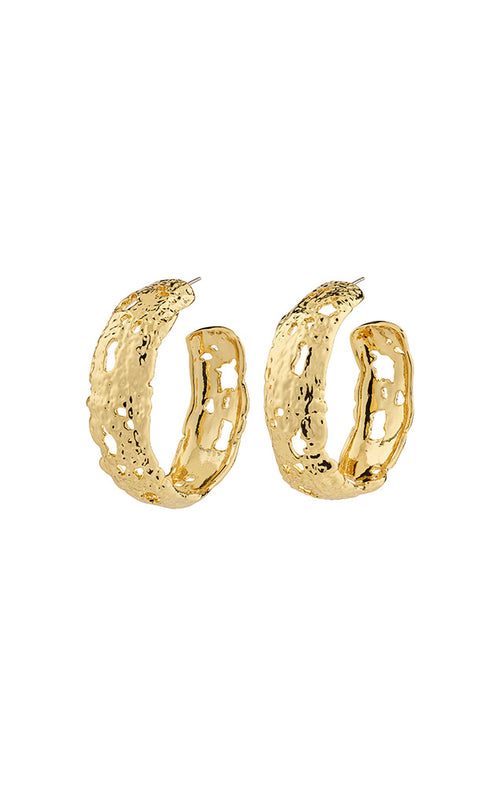 PILGRIM ELENI HOOP EARRINGS IN GOLD