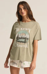 Z SUPPLY HAPPY CAMPER BOYFRIEND TEE