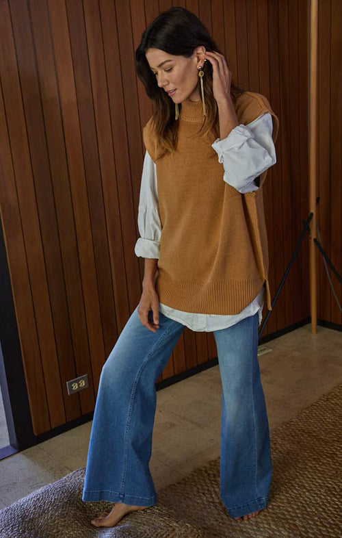 MCKENNA SLEEVELESS KNIT TOP