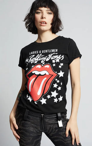 RECYCLED KARMA THE ROLLING STONES ROCK N ROLL TEE