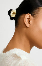 AMARIS RECYCLED DOME HAIR ELASTIC ACCESSORY IN GOLD