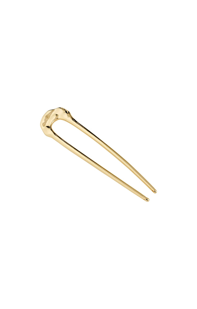 AMARIS RECYCLED FRENCH HAIR PIN IN GOLD