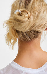AMARIS RECYCLED FRENCH HAIR PIN IN SILVER
