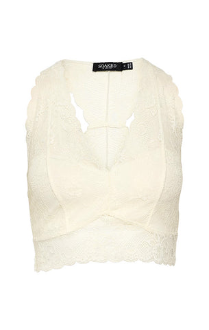 Z SUPPLY SWAY TEXTURED SLUB CROPPED TEE IN PARCHMENT