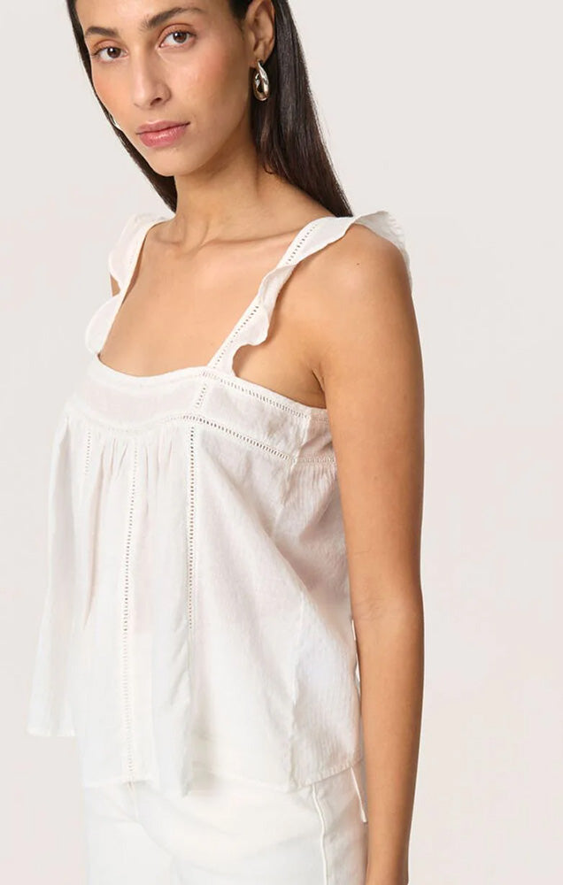 SLAMONA TANK IN BROKEN WHITE