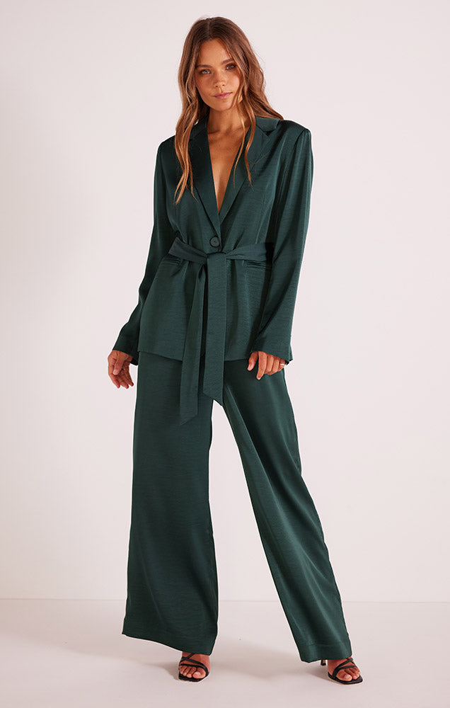 ERIN SATIN WIDE LEG PANT