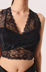 SOAKED IN LUXURY SLDOLLY BRALETTE IN BLACK