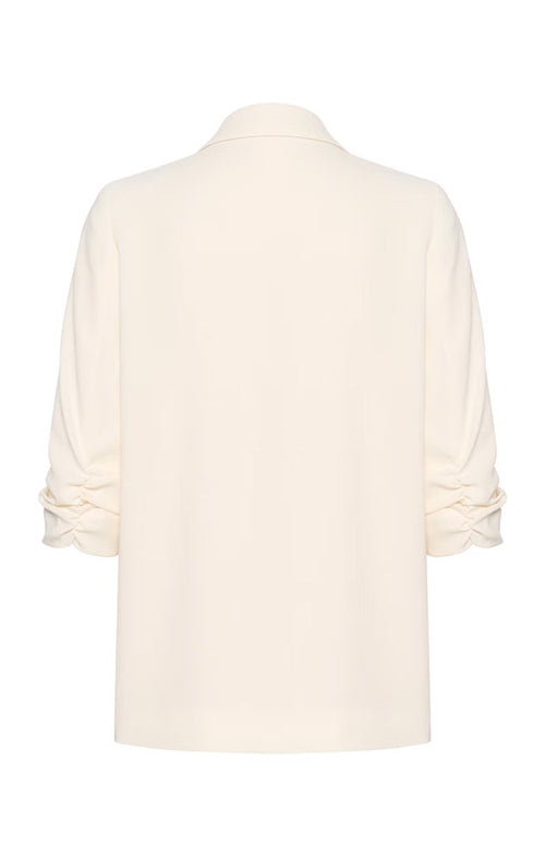 SOAKED IN LUXURY SLSHIRLEY BLAZER IN WHISPER WHITE