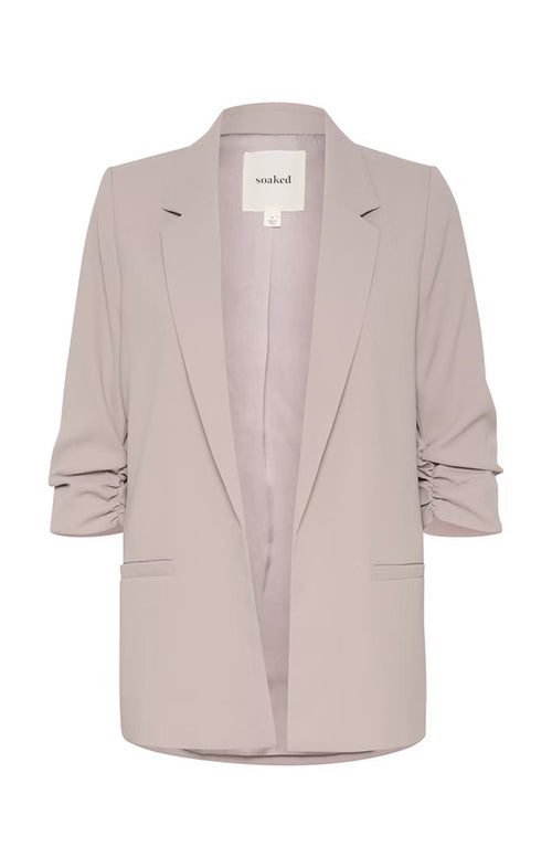 SOAKED IN LUXURY SLSHIRLEY BLAZER IN PORPOISE