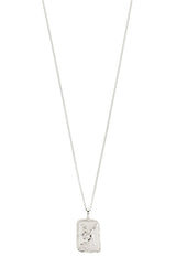 PILGRIM RECYCLED ZODIAC SIGN NECKLACE IN SILVER