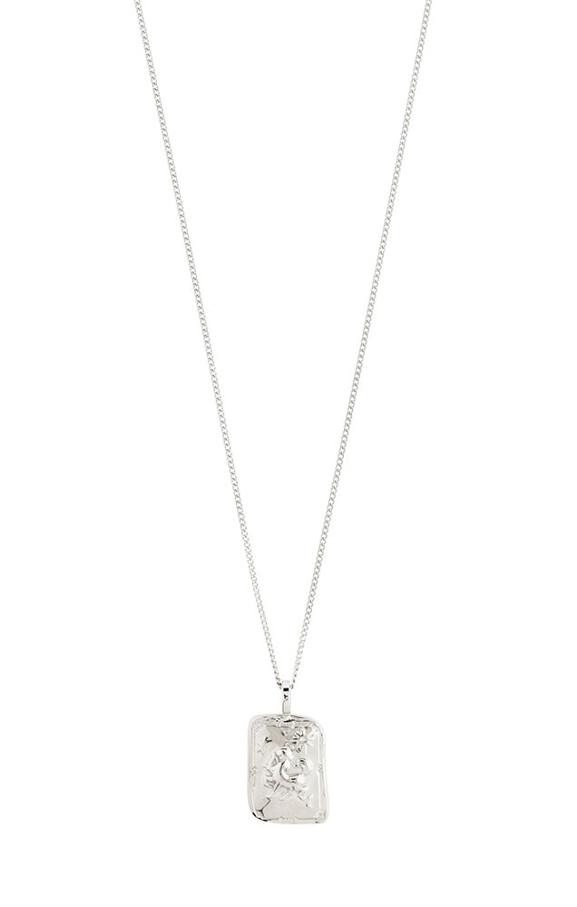 PILGRIM RECYCLED ZODIAC SIGN NECKLACE IN SILVER