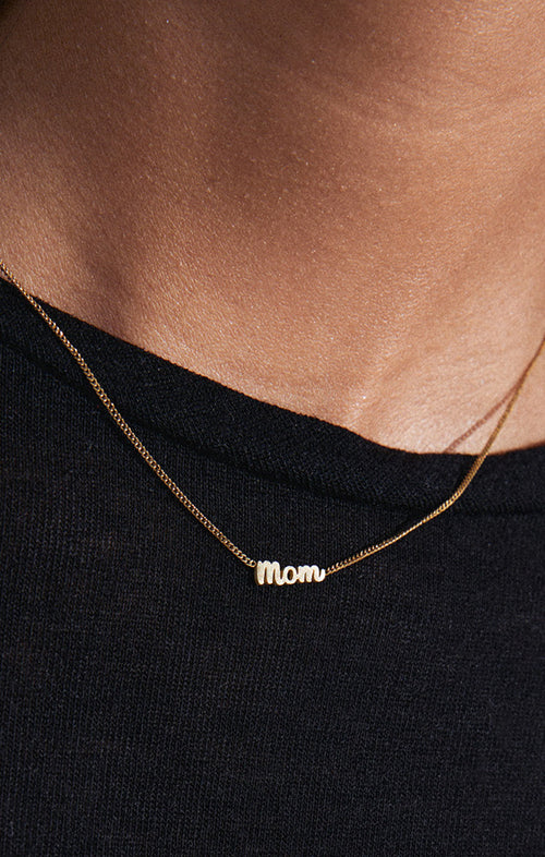 PILGRIM MOM RECYCLED PENDANT NECKLACE IN GOLD