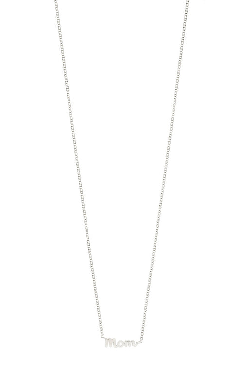 PILGRIM MOM RECYCLED PENDANT NECKLACE IN SILVER