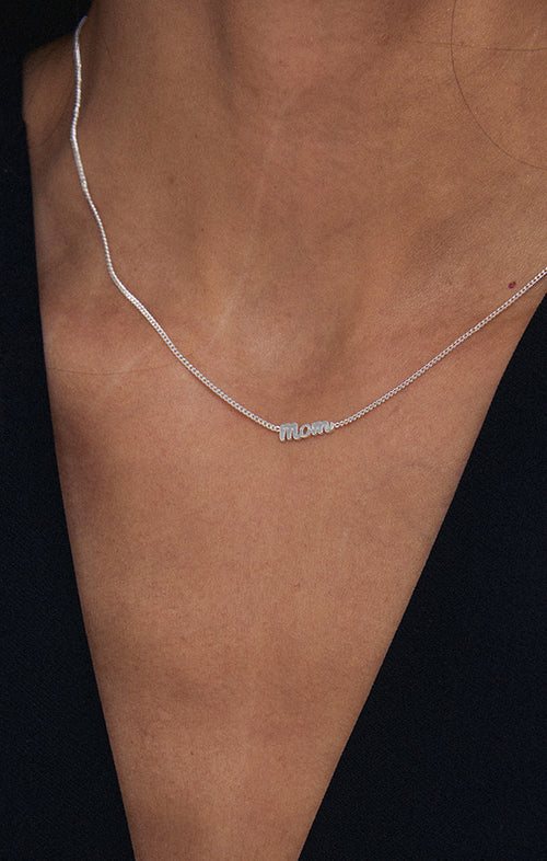 PILGRIM MOM RECYCLED PENDANT NECKLACE IN SILVER