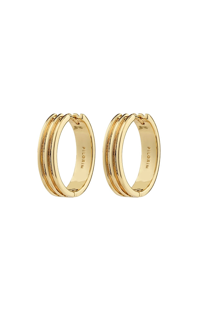 BENNETT RECYCLED HOOP EARRINGS IN GOLD