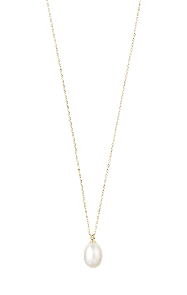 EILA PEARL NECKLACE IN GOLD