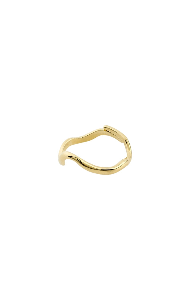 ALBERTE WAVE RING IN GOLD