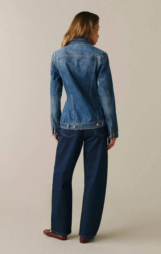 BNA Soft Curve Barrel Jeans in Back Streets