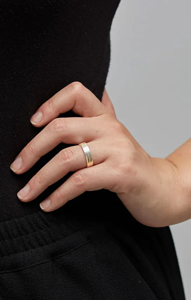 PILGRIM NOREEN RECYCLED RING IN GOLD