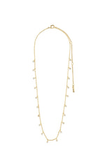 PILGRIM MAJA CRYSTAL DROPS NECKLACE IN GOLD