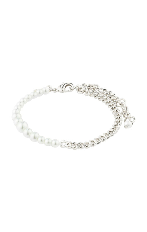 PILGRIM RELANDO BEADED BRACELET IN SILVER