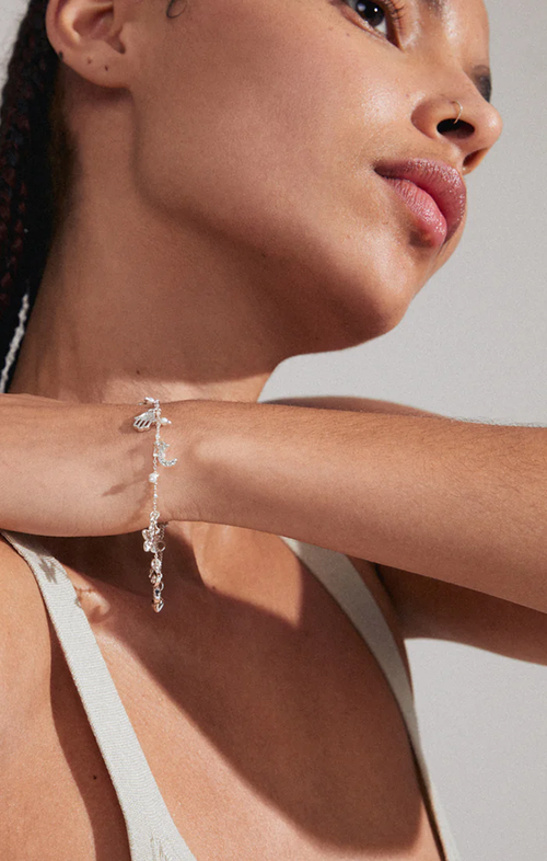 PILGRIM PRUCENCE RECYCLED CHARMS BRACELET IN SILVER