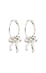PILGRIM CASSIAN HOOP EARRINGS IN SILVER