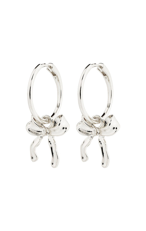 PILGRIM CASSIAN HOOP EARRINGS IN SILVER