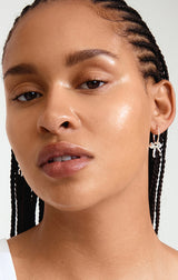 PILGRIM CASSIAN HOOP EARRINGS IN SILVER
